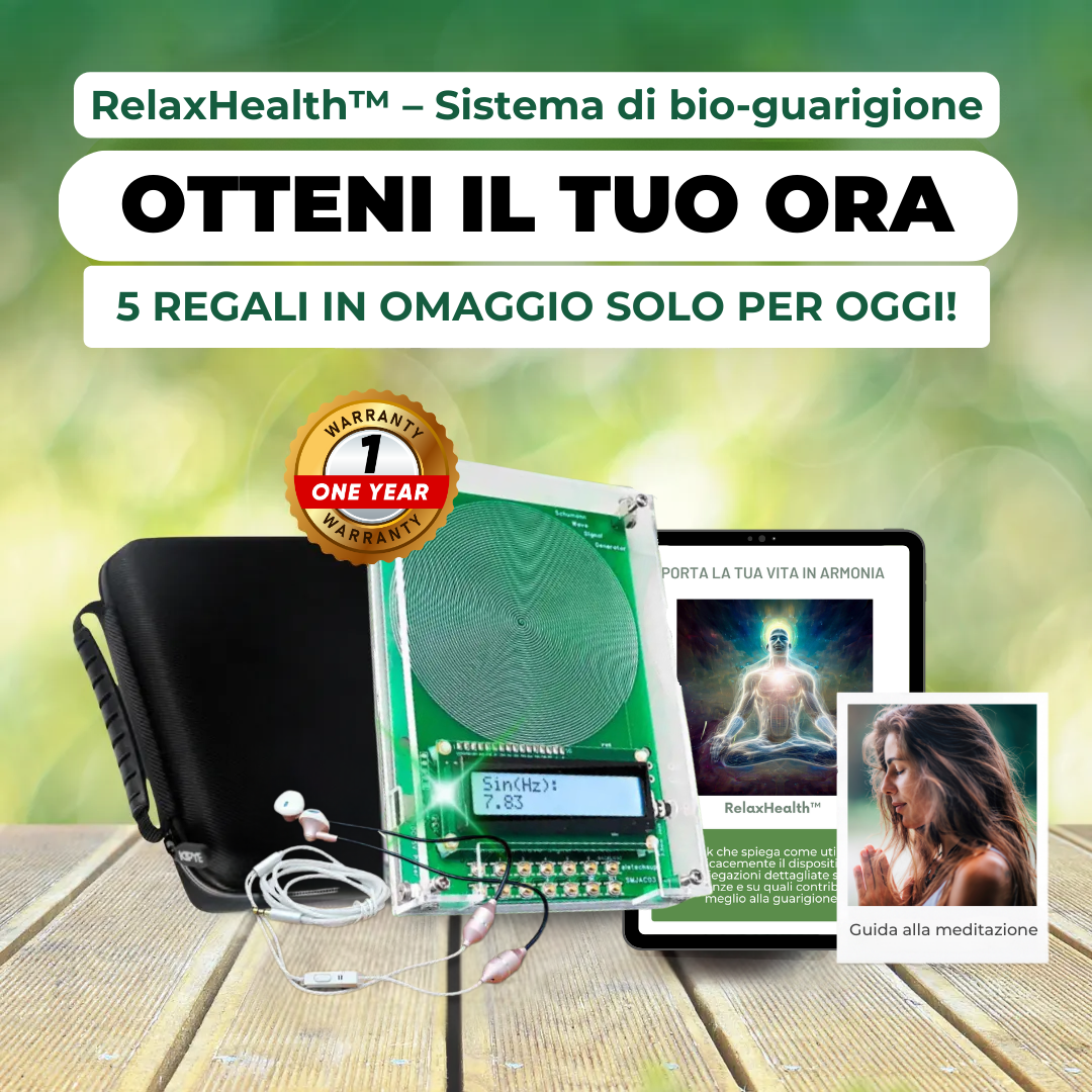 RelaxHealth™ – Sistema di bio-guarigione a frequenze